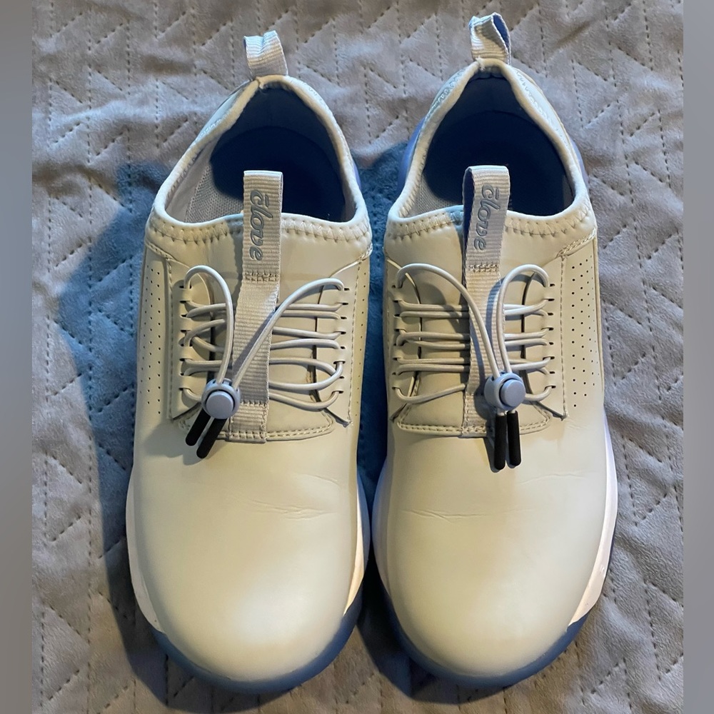Clove sneakers women’s size‎ 8/8.5 gray/purple EUC